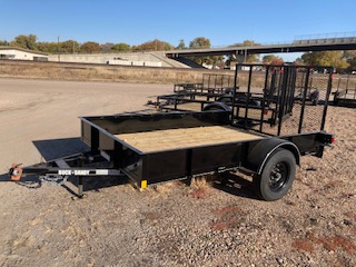Buck Dandy 77×10 Utility Trailer with Solid Sides