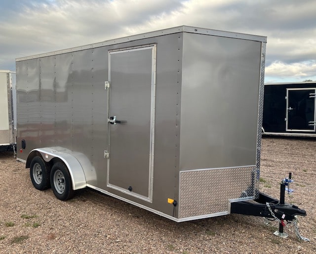 Darkhorse 7×16 Pewter Enclosed Trailer