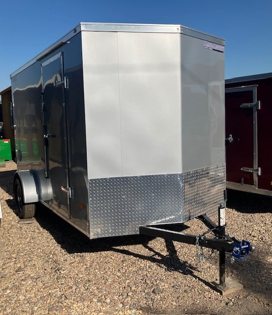 Haul About 6×12 Silver Single-axle Cargo Trailer