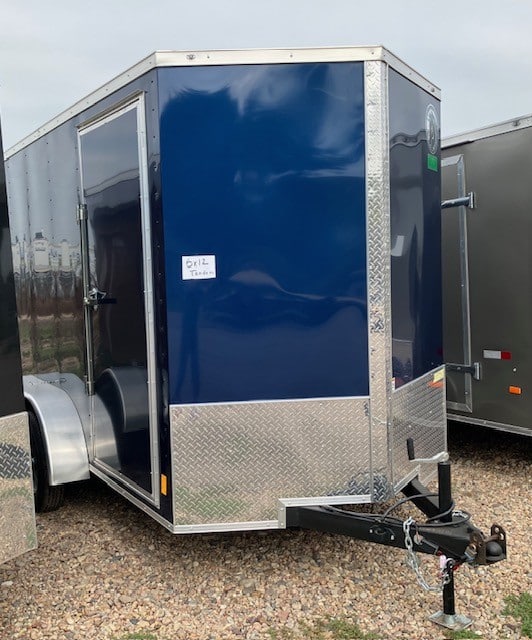 Darkhorse 6×12 Tandem Blue Trailer