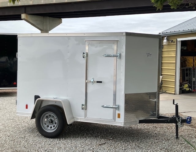 2025 Darkhorse White 5×8 Cargo